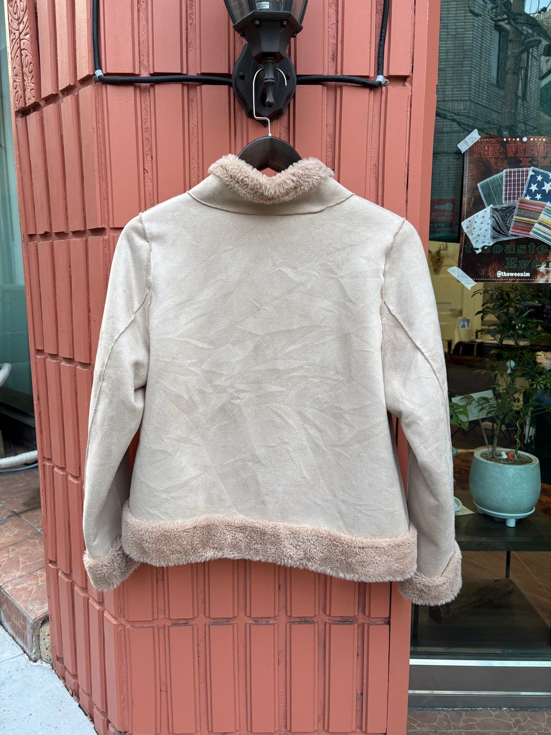 Japanese Vintage 스웨이드 무스탕 상품이미지3