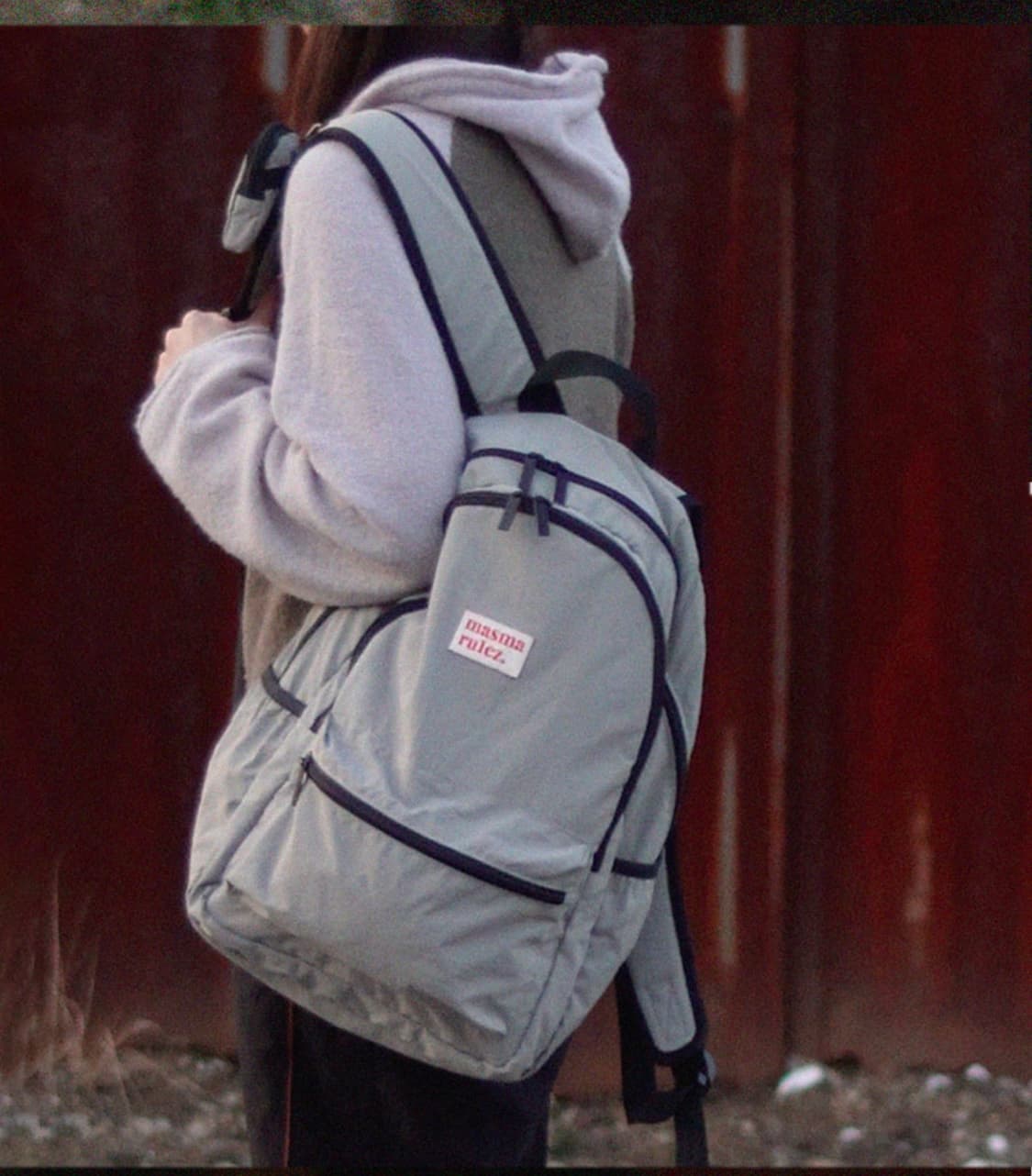 마스마룰즈 책가방 백팩 노트북 가방 학생가방 그레이 새거 상품이미지1