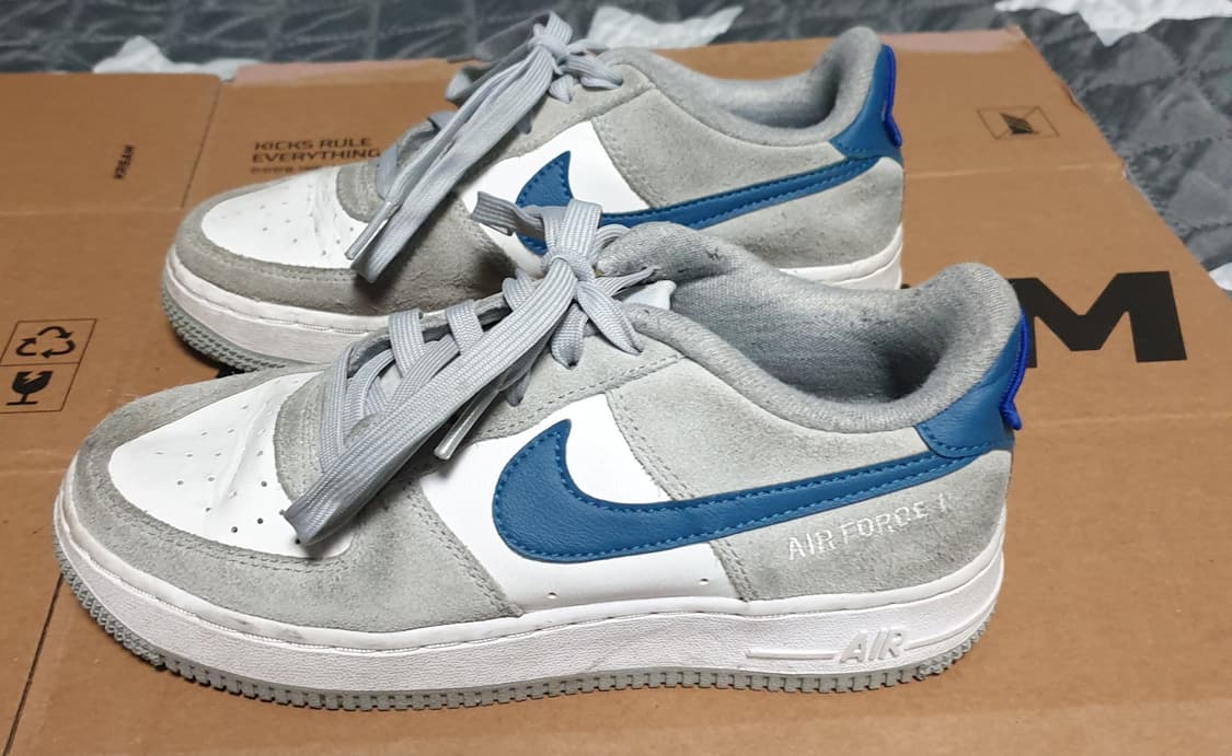 나이키 에어포스1 애슬레틱 스모크 그레이 마리나 스니커즈 (225) 상품이미지2