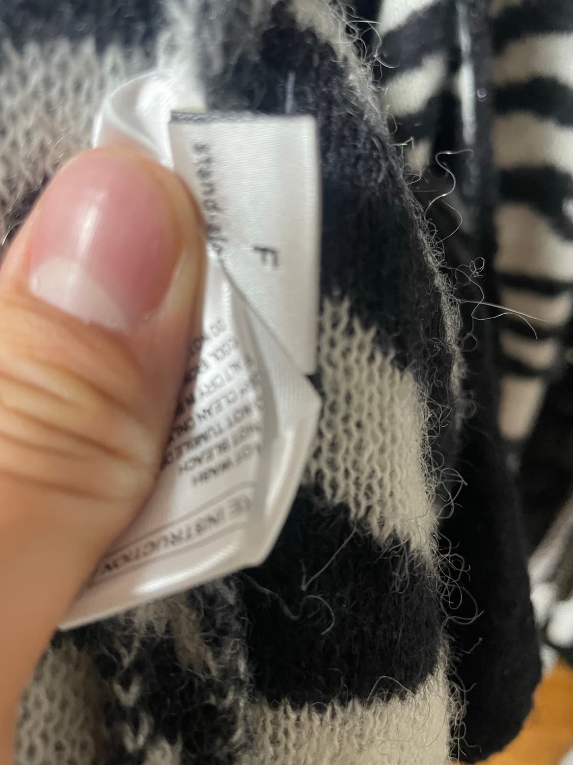 스탠드얼론 standalone 지브라 가디건 F  상품이미지3