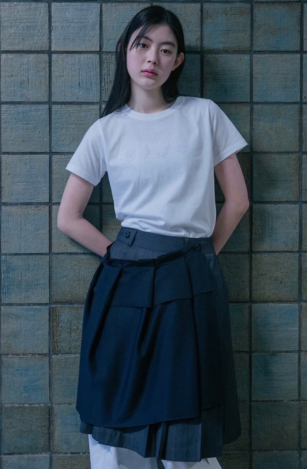 오헤시오 스커트 24ss (gray) 상품이미지1