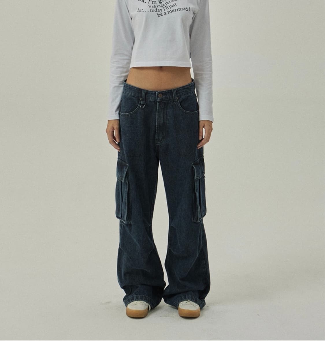 맥우드건 빅포켓 카고 데님팬츠 상품이미지1