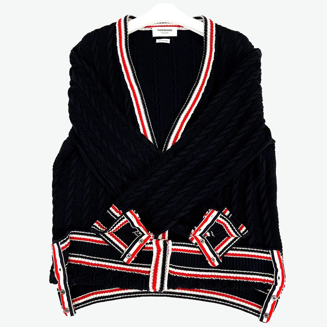 [4] 톰브라운 RWB 헤리티지 가디건 상품이미지5