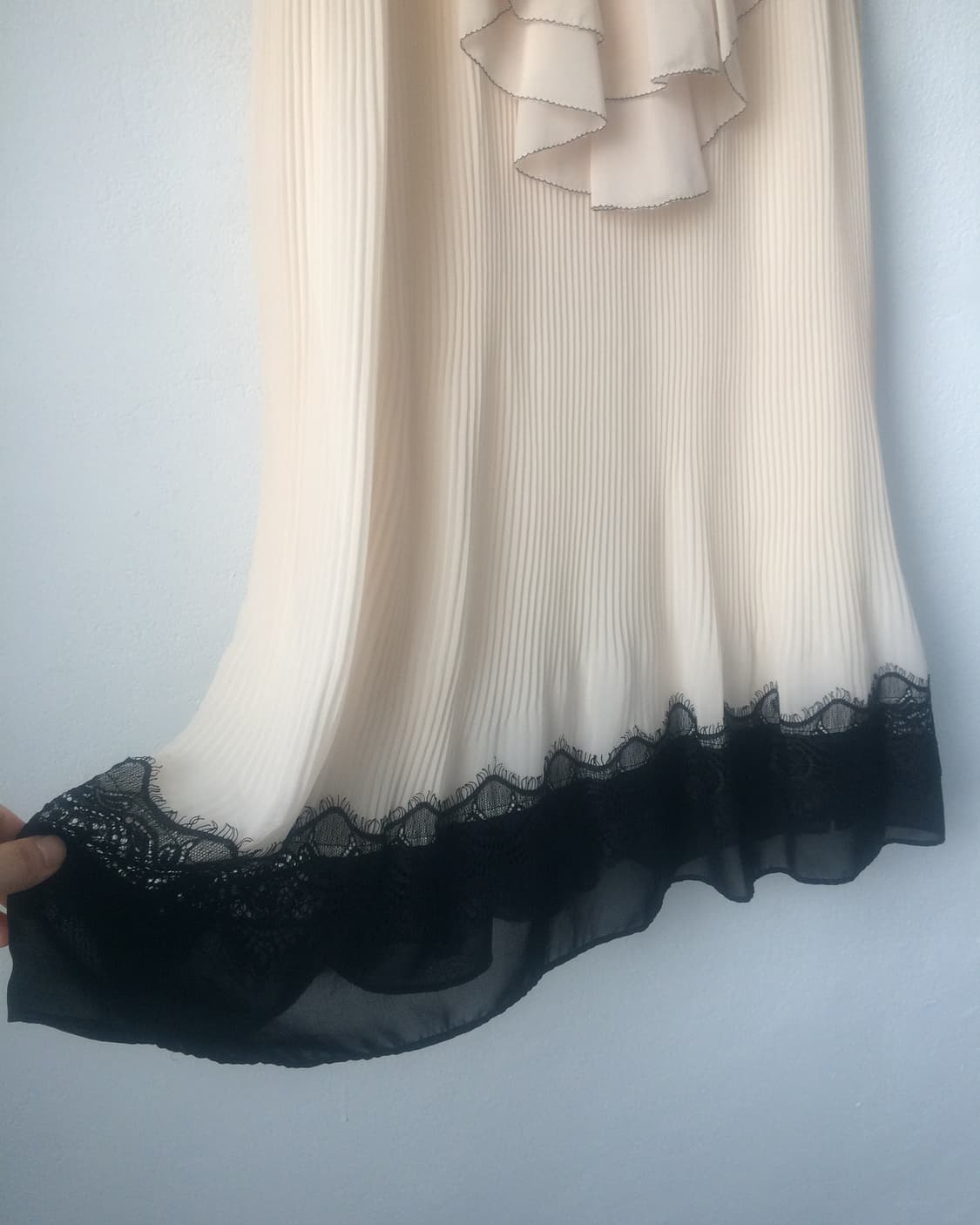 Ruffle point pleats sleeveless onepiece 상품이미지4