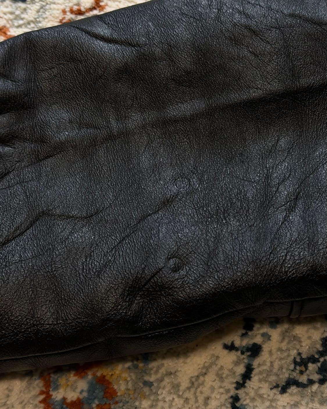 USA MADE 할로웨이 레더암 바시티자켓 상품이미지7