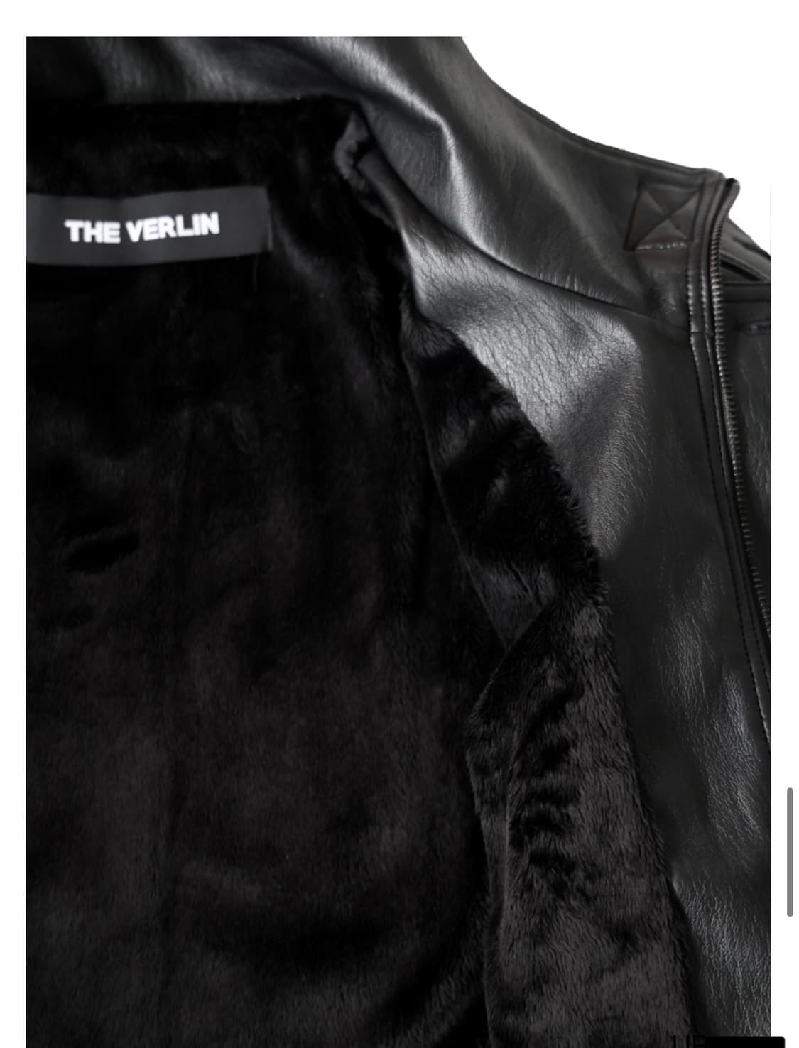 더베를린 레더 퍼 하프 코트 상품이미지3