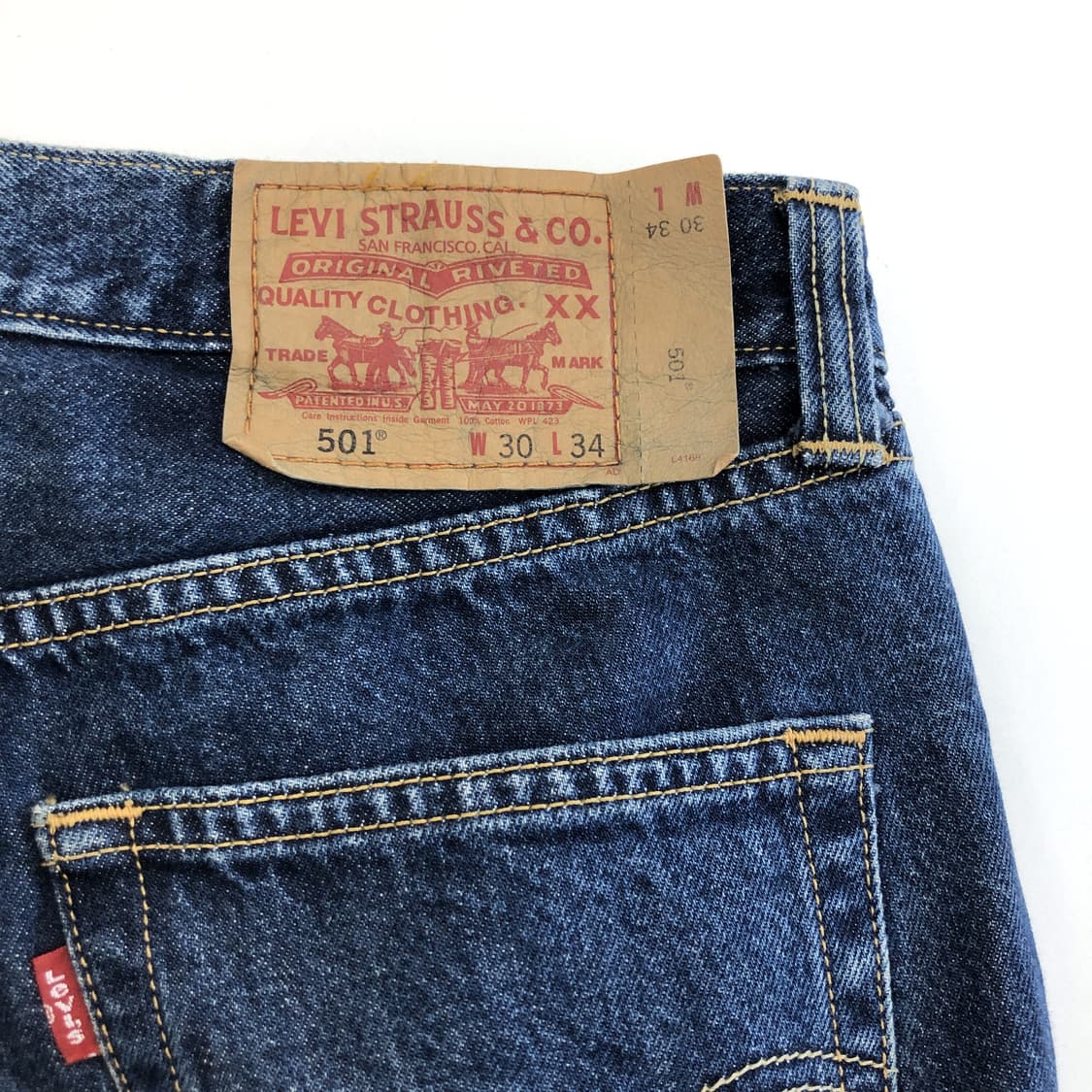 00s 리바이스 501 USA 오리지널 데님진 29 인치 상품이미지4