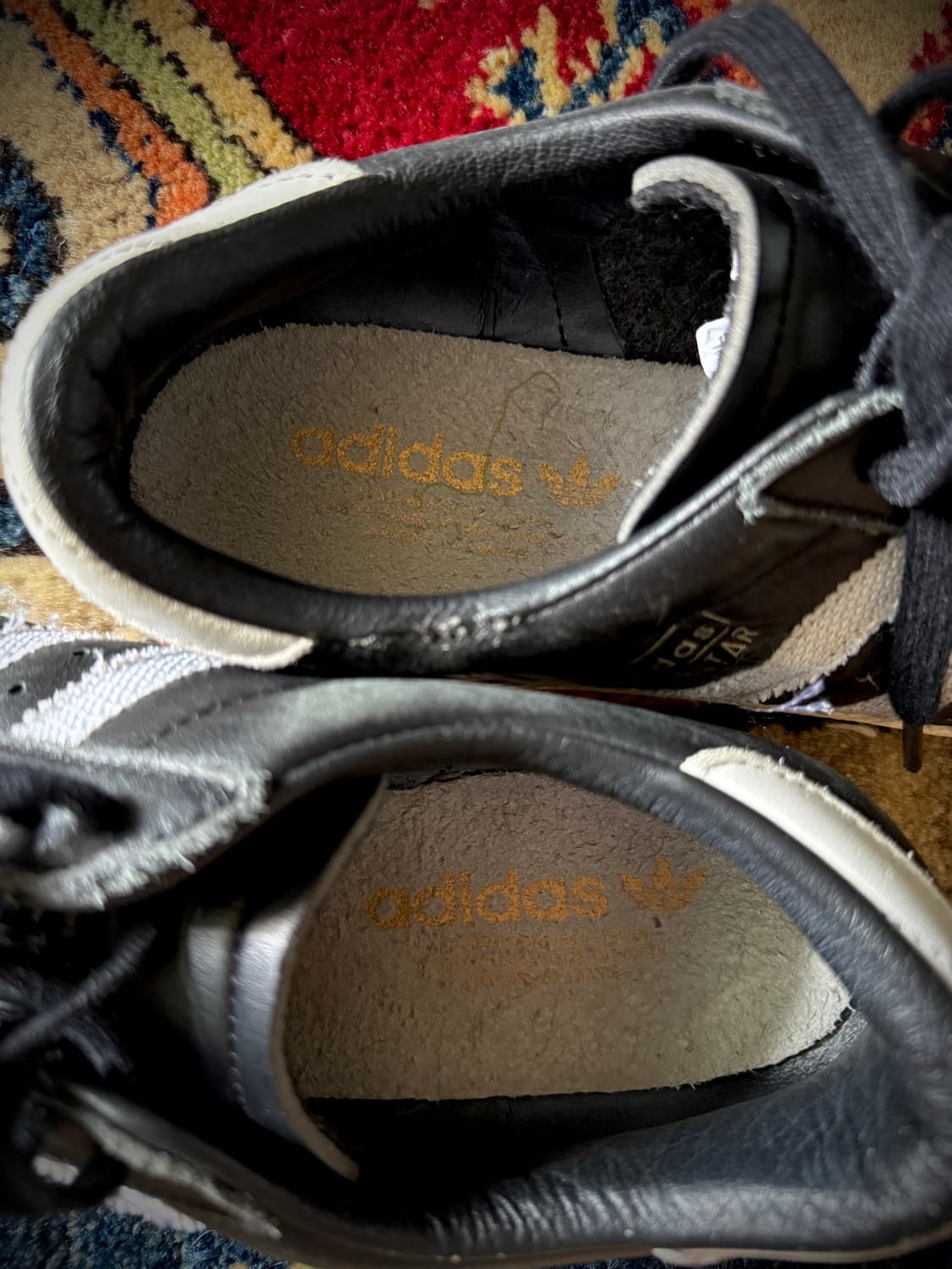 Adidas OG black leather Superstar 상품이미지8