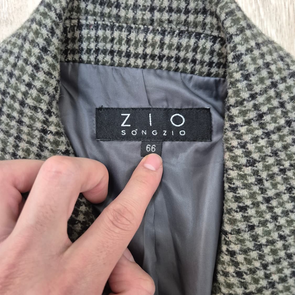 지오송지오 여성 더블 모직 코트 상품이미지4