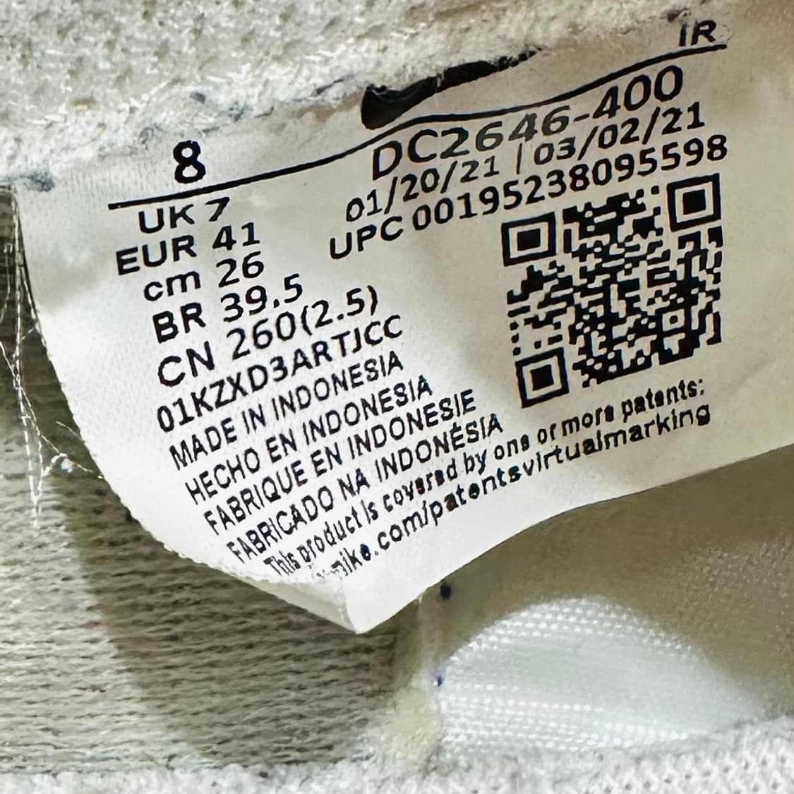 260) 나이키 운동화 남성 와플 트레이너 2 SP 유니버시티 레드 상품이미지9