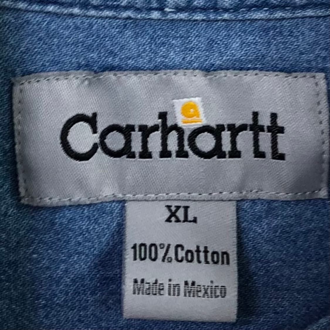 Xxl 칼하트 데님 셔츠 상품이미지3