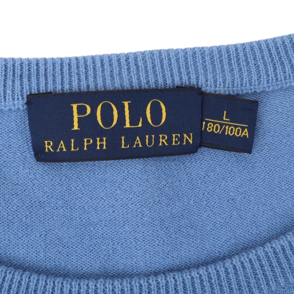 폴로 랄프로렌 라이트 블루 피마코튼 캐시미어 니트 상품이미지8