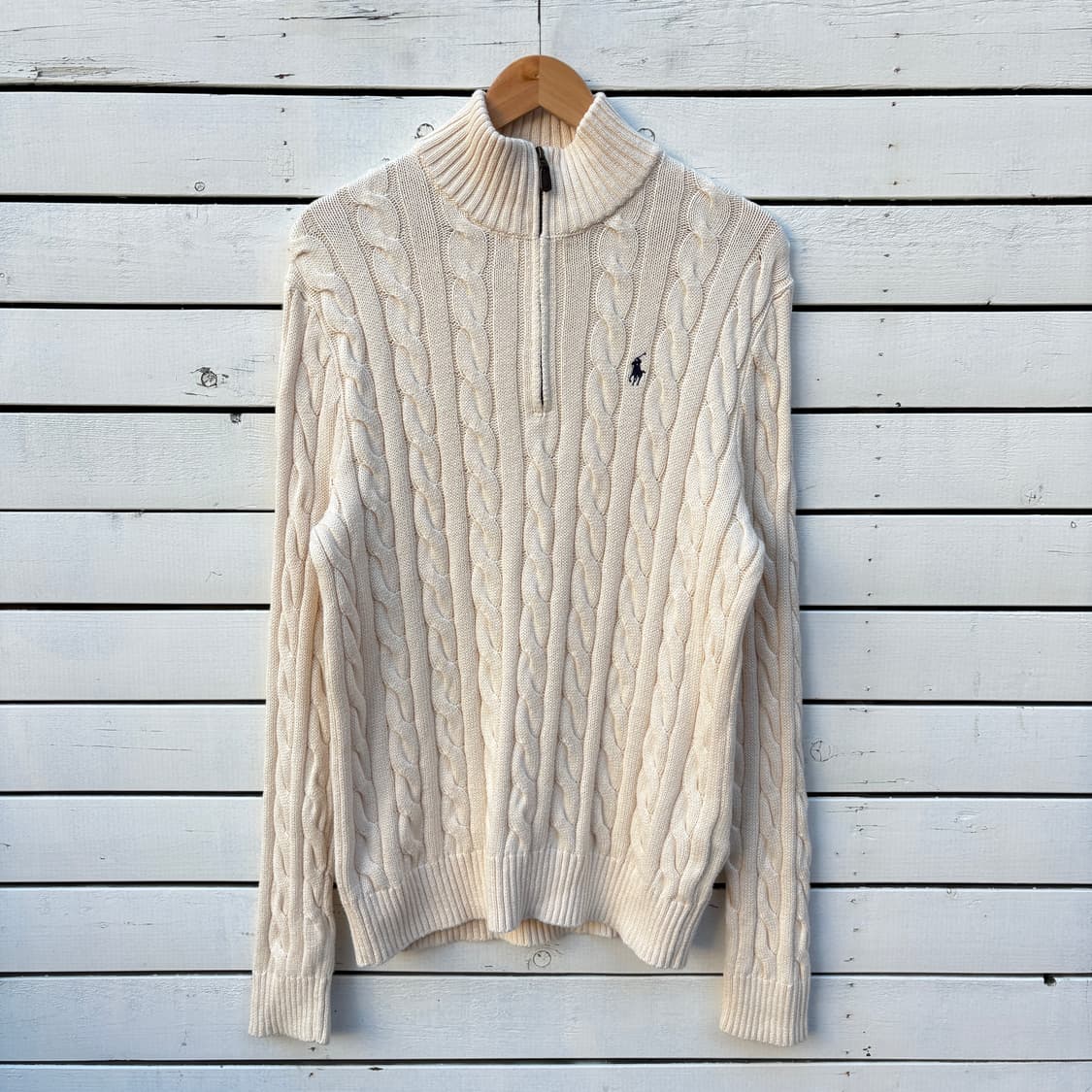 Polo 폴로 케이블 꽈배기 니트 풀오버 상품이미지1
