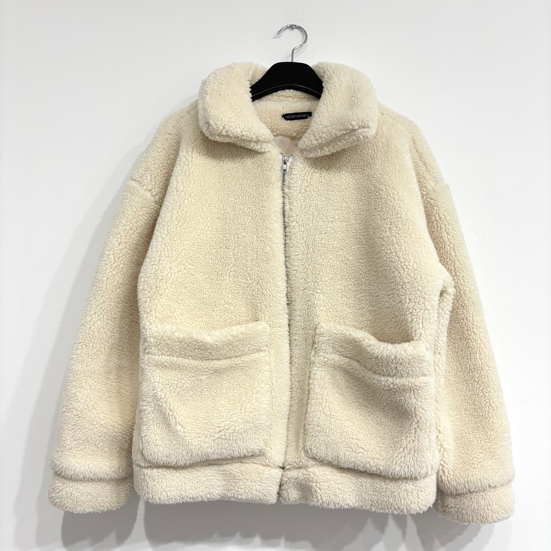 아이보리 뽀글이 점퍼 상품이미지1