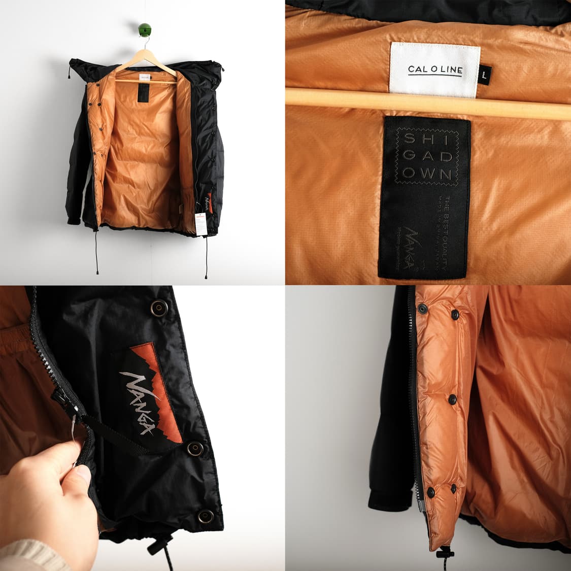 Cal O Line 난가 70s 익스페디션 다운 자켓 L사이즈 캐롤라인 상품이미지10