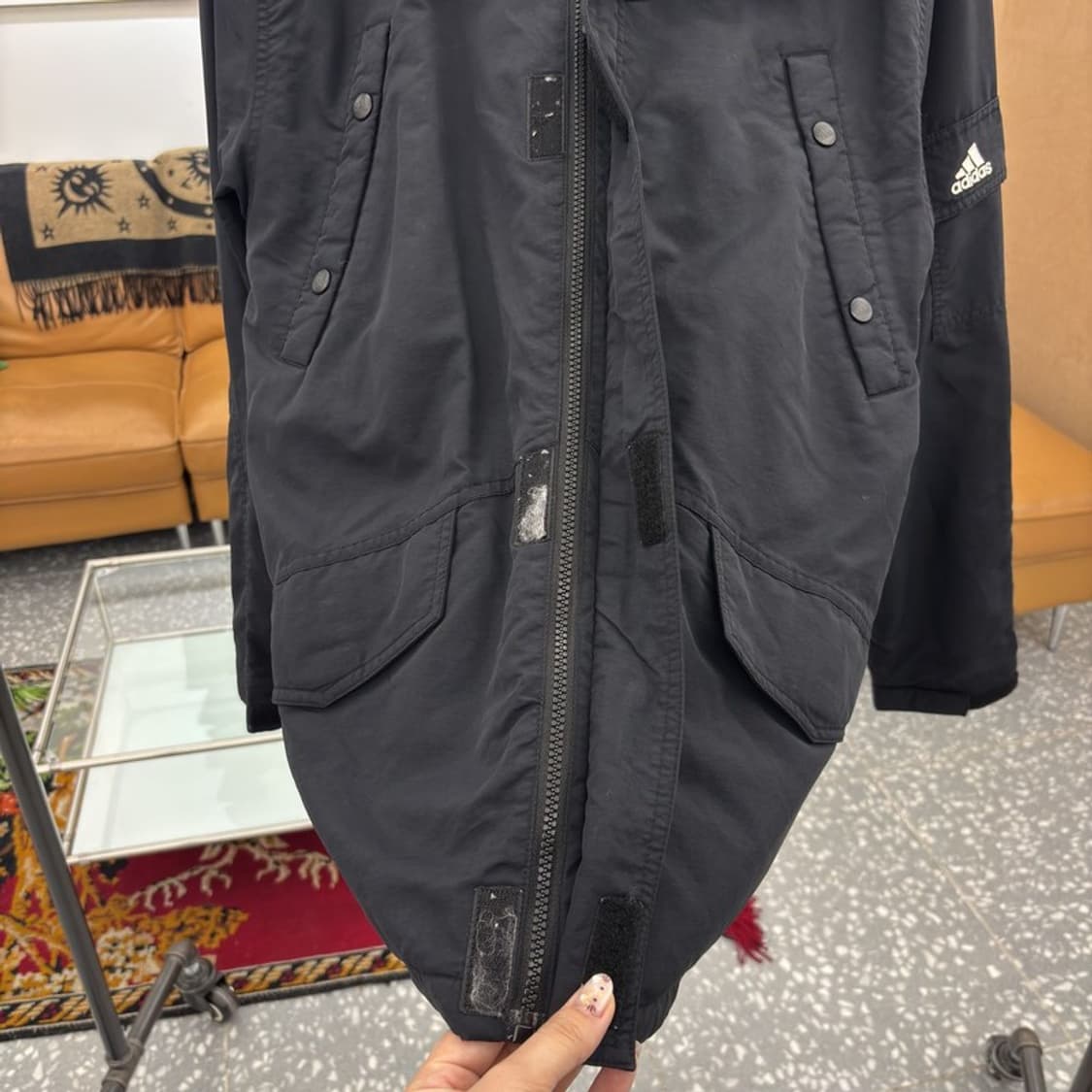 아디다스 삼선로고 약기모 윈드브레이커 바람막이 100 C06032 상품이미지6