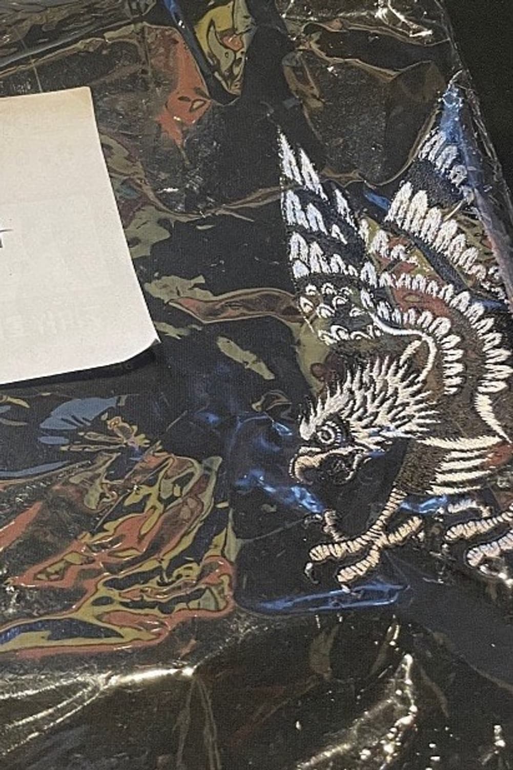 파세타즘 독수리 자수 반팔 티셔츠 블랙 FACETASM EAGLE T-S 상품이미지8