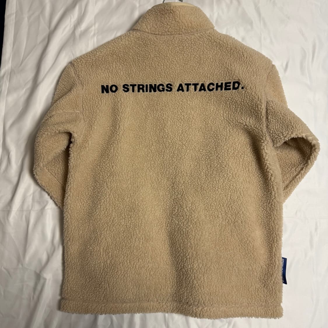 [M] NSAD 컬리 기본형 플리스자켓 White (100) 상품이미지9