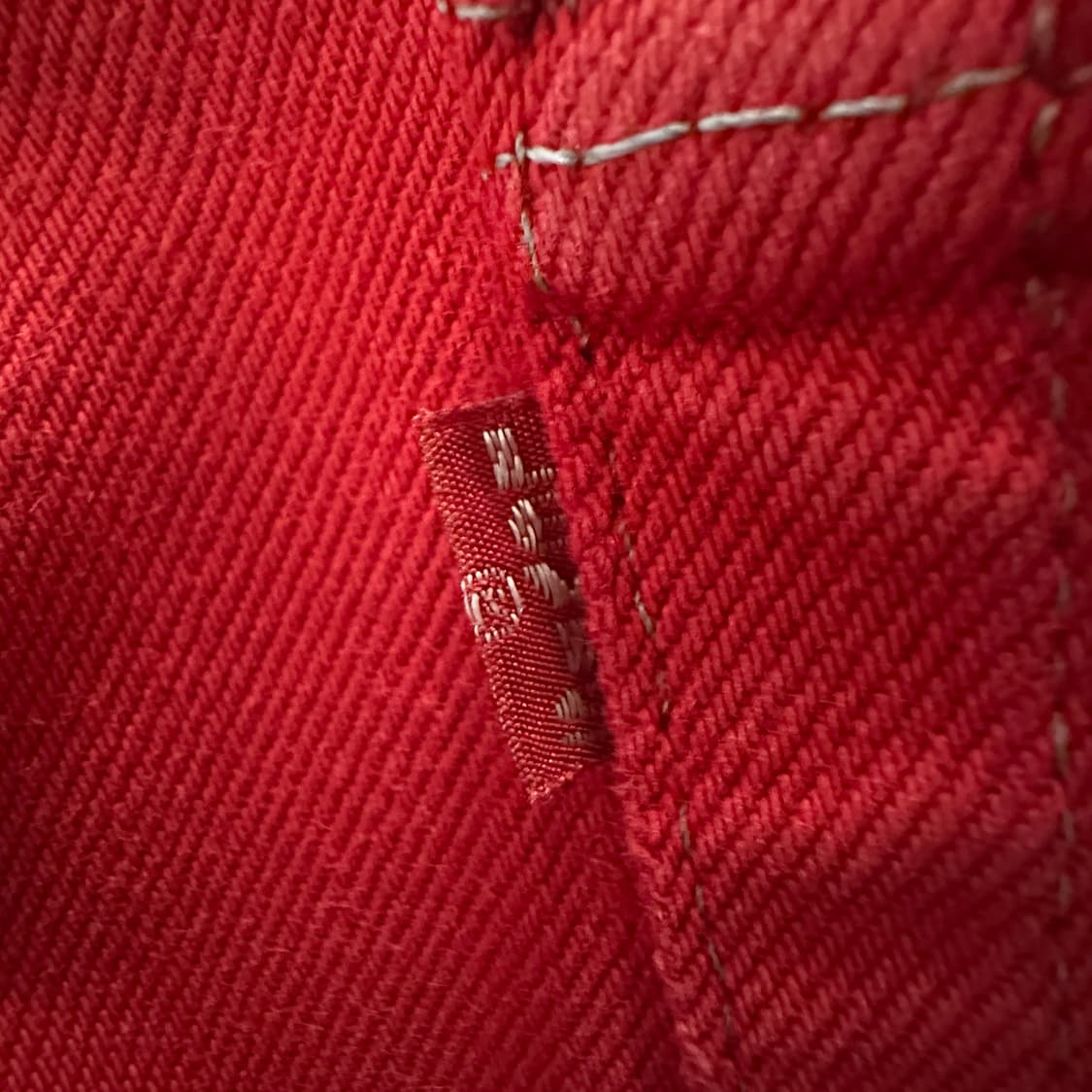 LEVI'S 80's usa made vintage denim red 상품이미지5