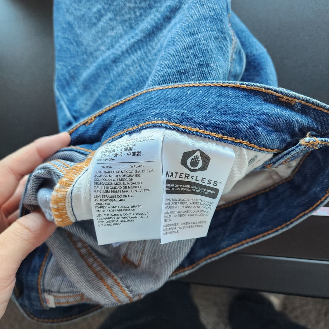 리바이스 데님 미니스커트 청치마 상품이미지7