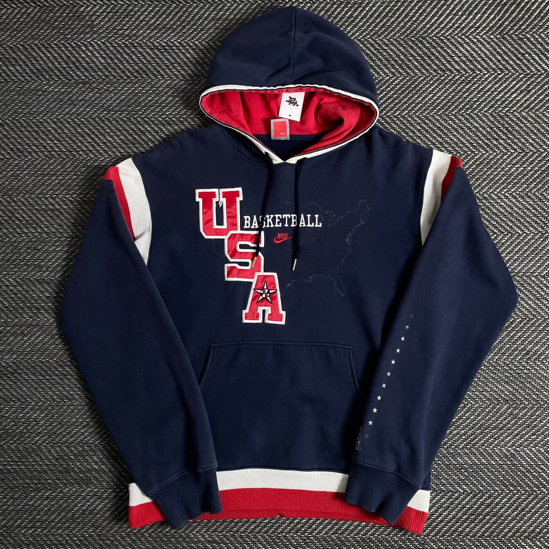 00s 나이키 USA 국대 빅로고 후드 티셔츠y 2895 상품이미지2