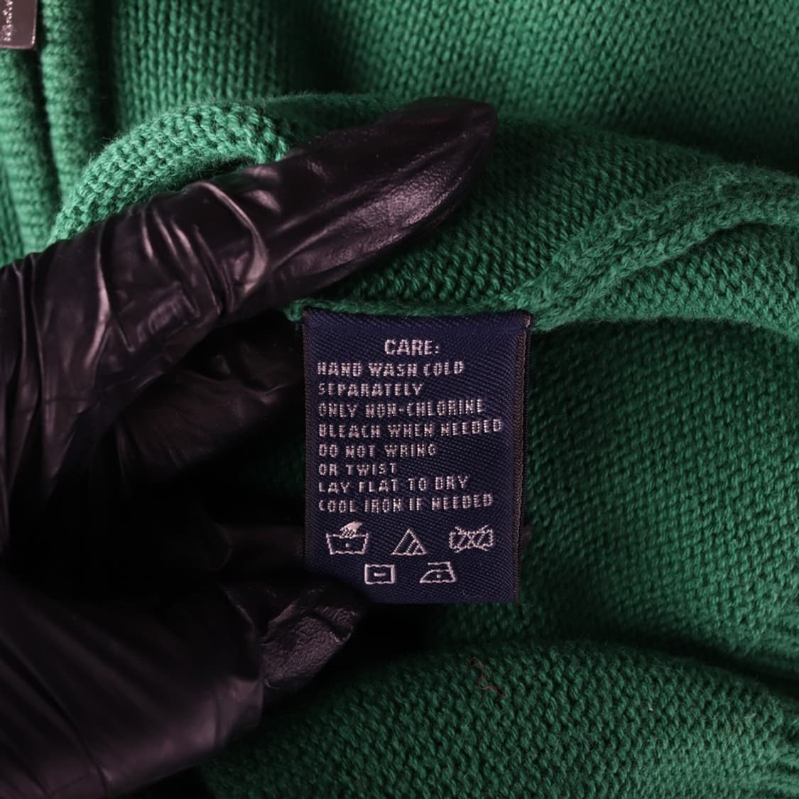 랄프로렌 스포츠 그린 코튼 니트 후드 집업 M 상품이미지7