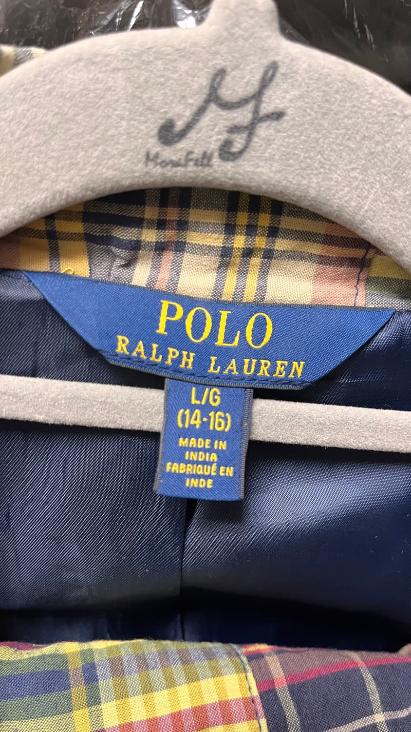 Polo Ralph Lauren 패치워크 플레이드블레이저 상품이미지5