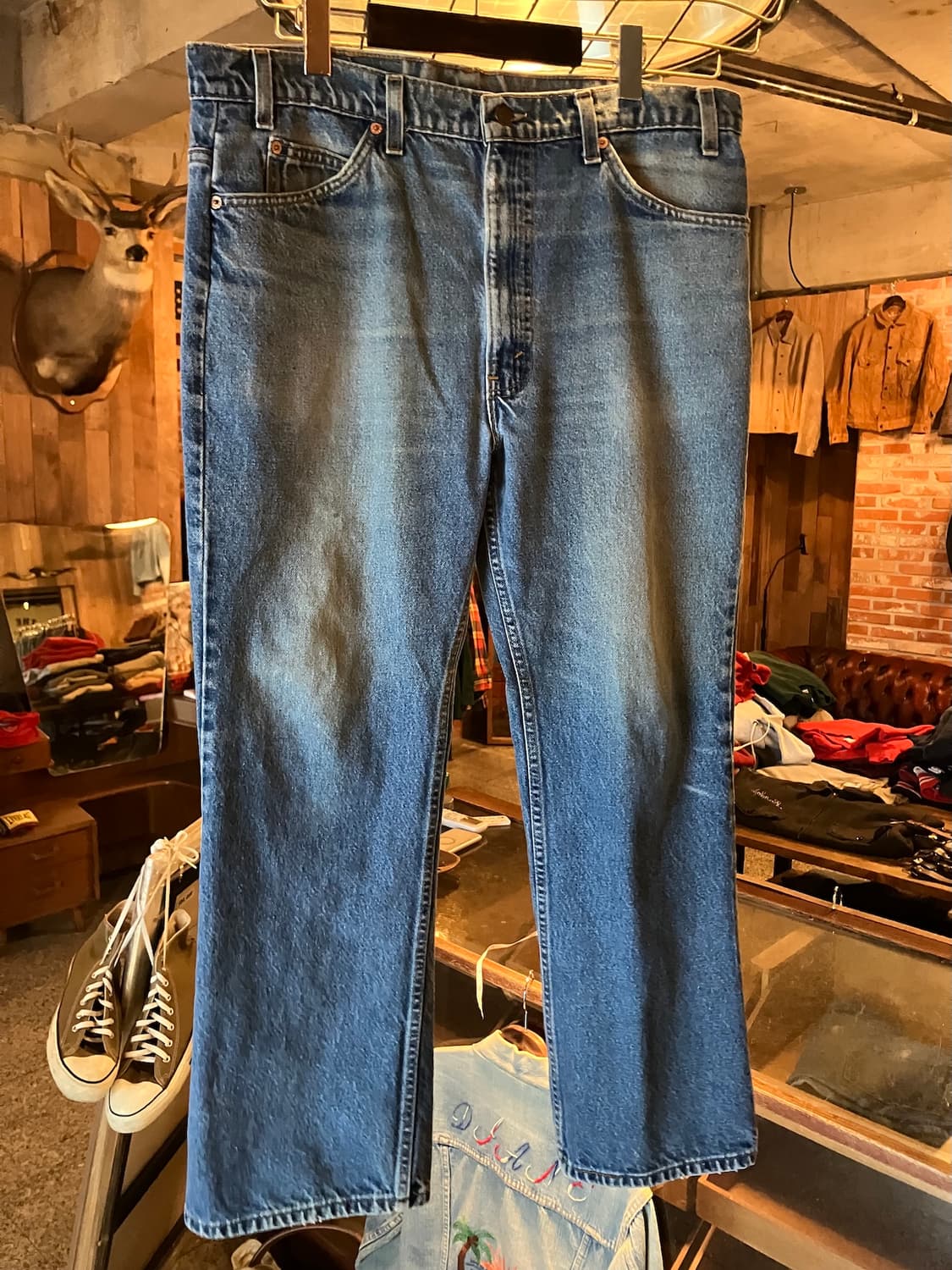 90s USA Levis 517 Boot Cut Denim Pants 상품이미지2