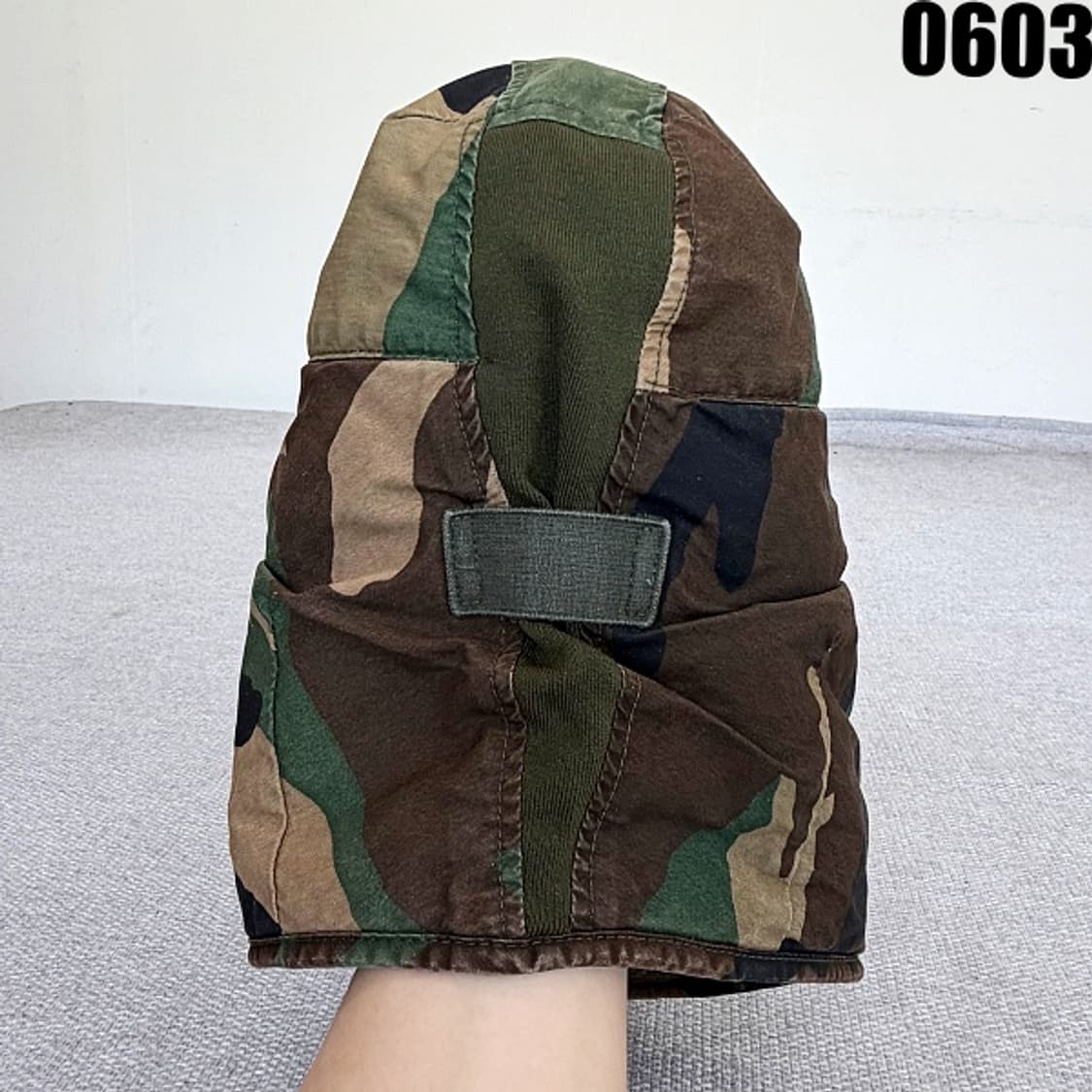 미군 우드랜드 카무플라주 패턴 방한 헬멧 라이너 7 0603 상품이미지4