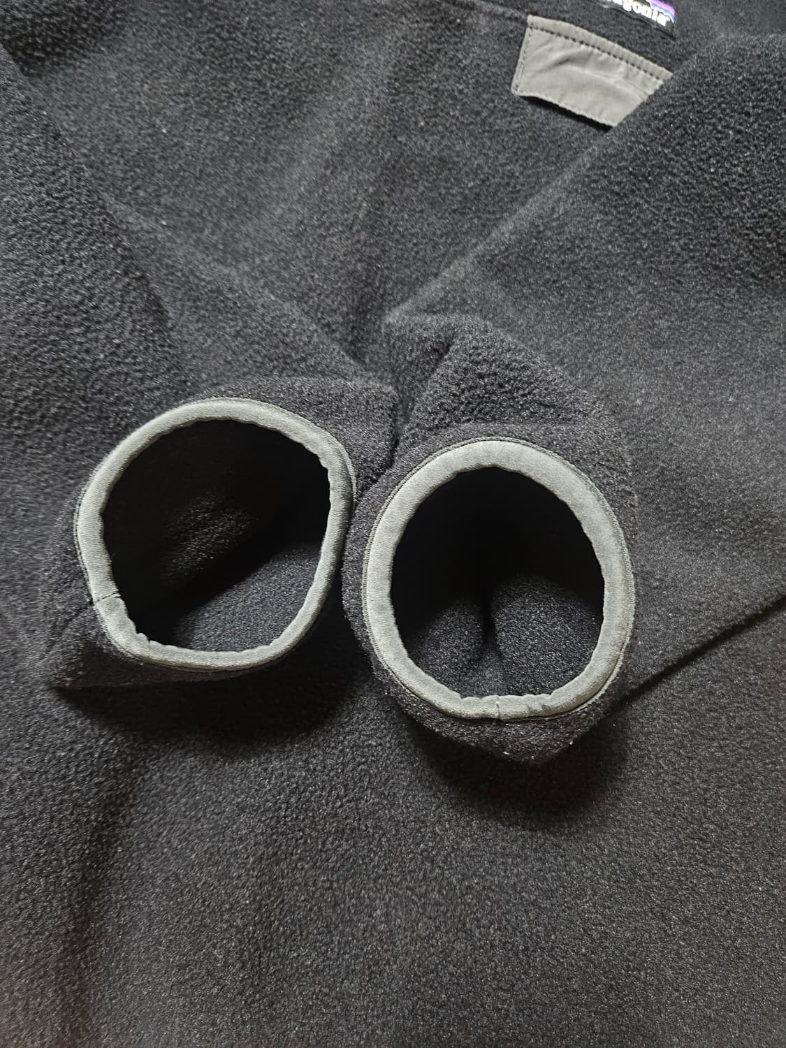 파타고니아 신칠라 블랙 플리스 후리스 아노락 맨투맨  상품이미지5