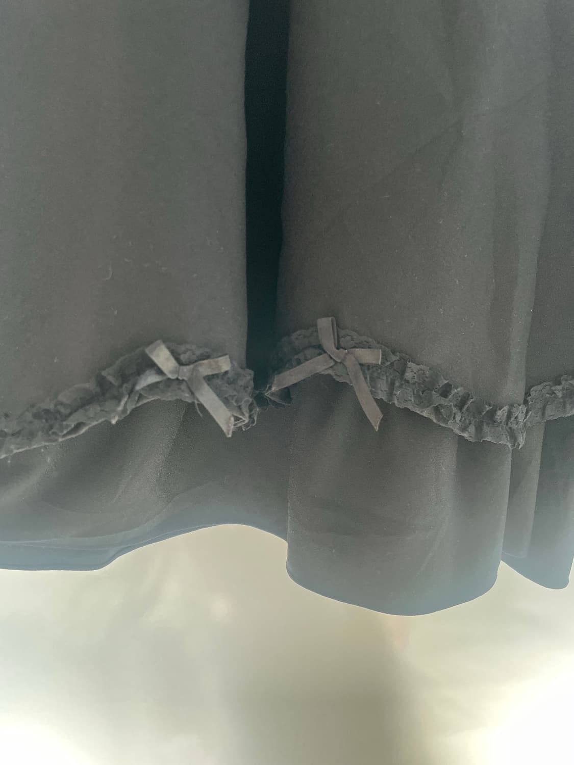 블랙 레이스 리본 빈티지 원피스 고스 펑크 쿠로미 상품이미지4