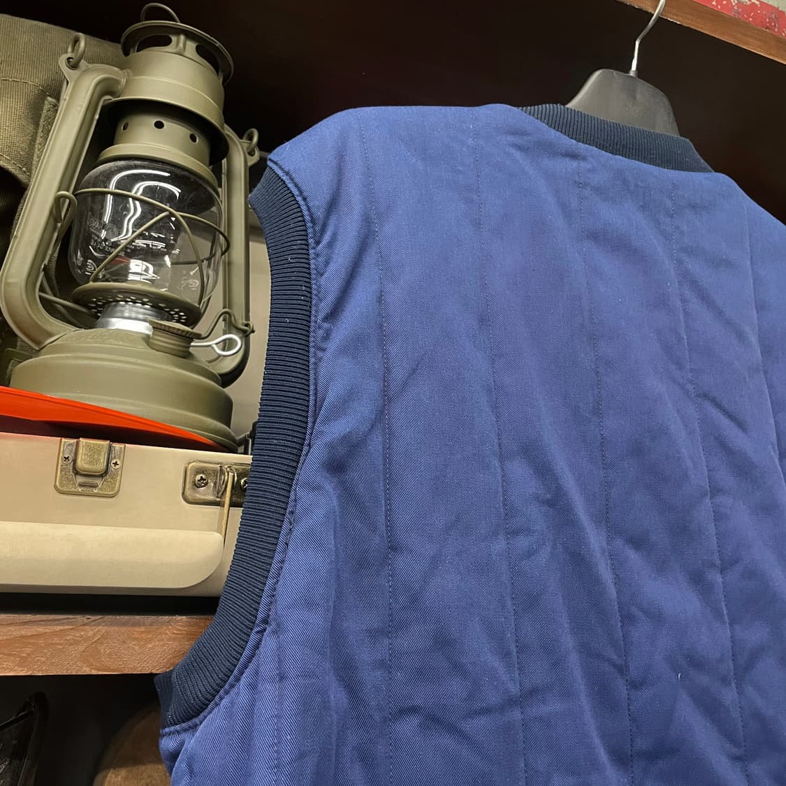 90s 바버 퀼팅 체크 라이닝 버튼 조끼 베스트 상품이미지4