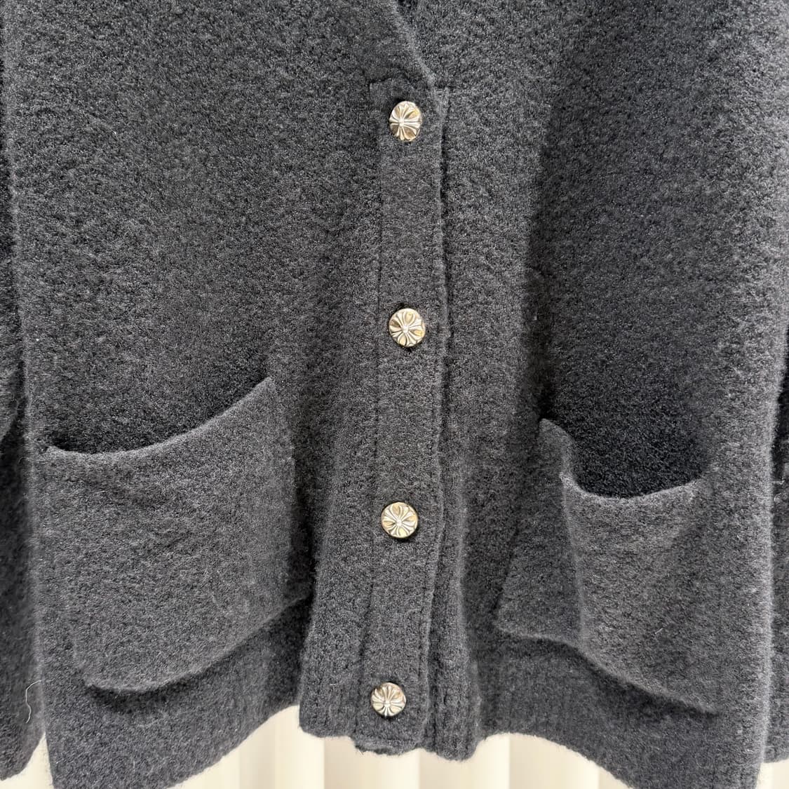 (A+/S) / 크롬하츠 레오파드 크로스 호피 패치 가디건 자켓 상품이미지2