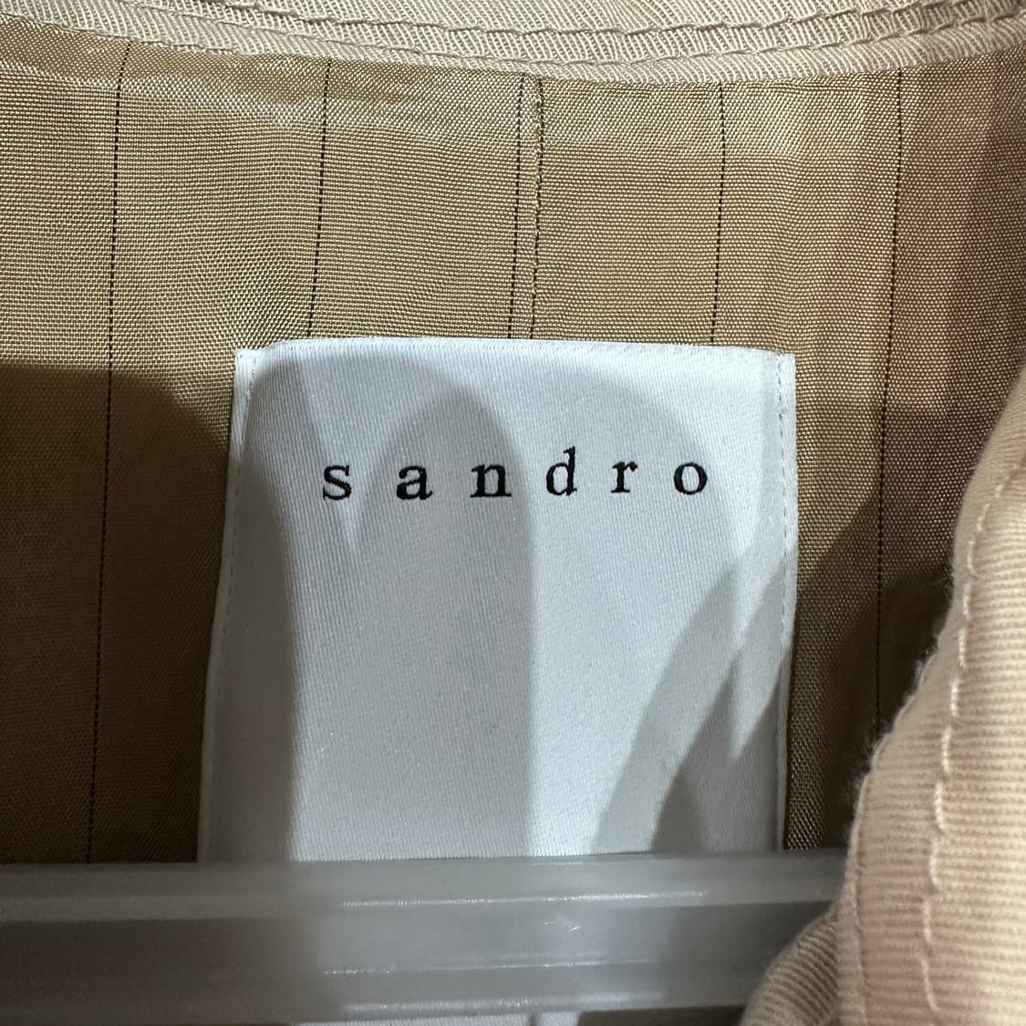 sandro 산드로 트렌치코트 38size 상품이미지4