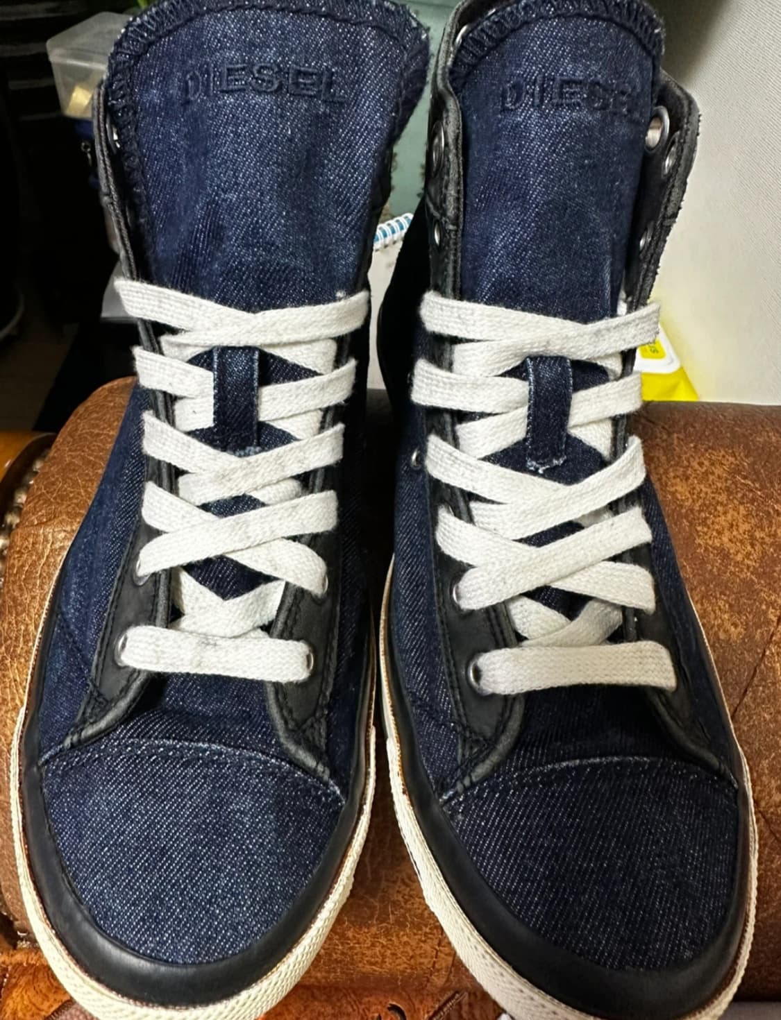 Diesel 디젤 데님 하이탑 스니커즈 250 상품이미지2