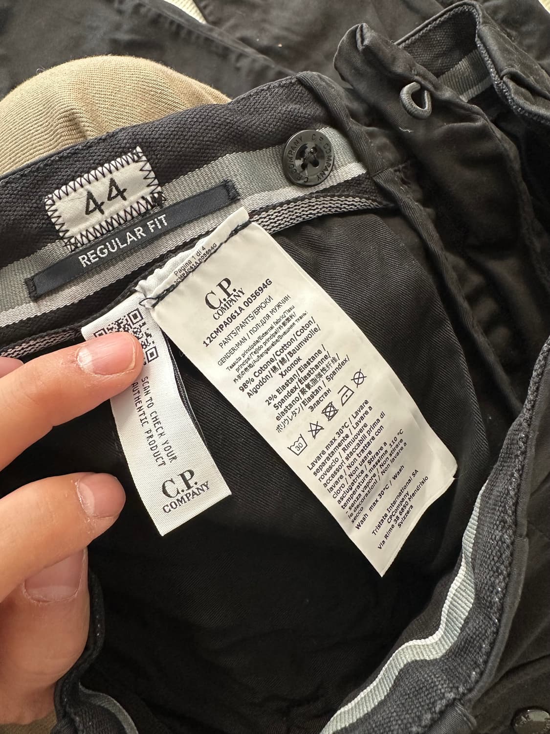 44) 정품 레귤러 CP컴퍼니 렌즈 카고 조거 팬츠 상품이미지2