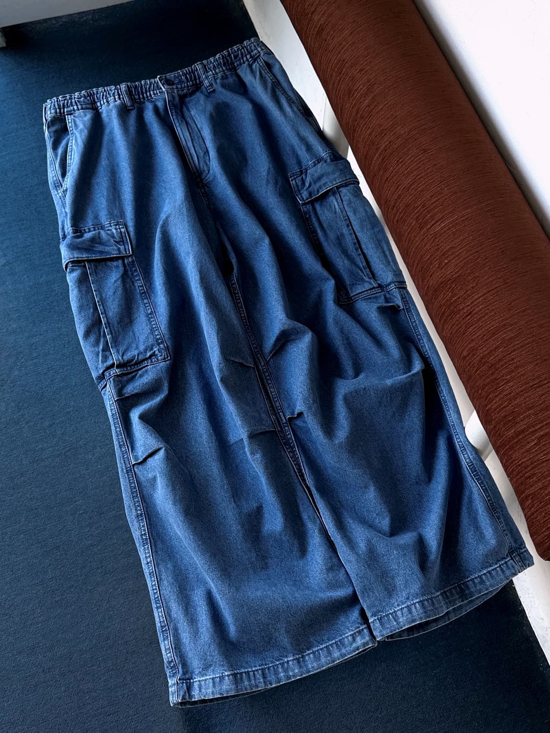 Utility design denim cargo pants 상품이미지6