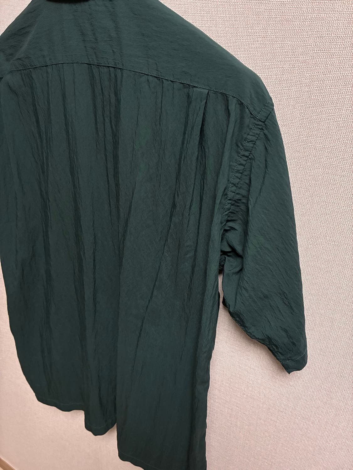 엔즈앤드민즈 25ss corfu shirts 셔츠 darkgreen컬러 상품이미지8