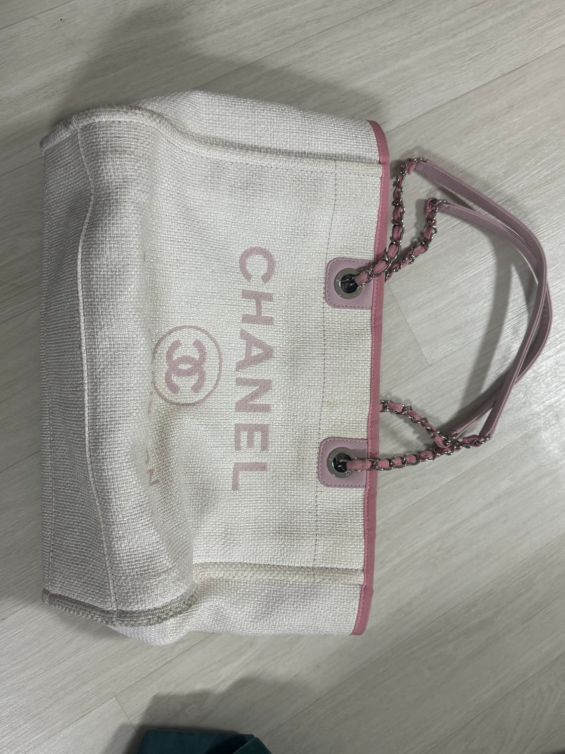 샤넬 도빌백 연핑크 상품이미지1