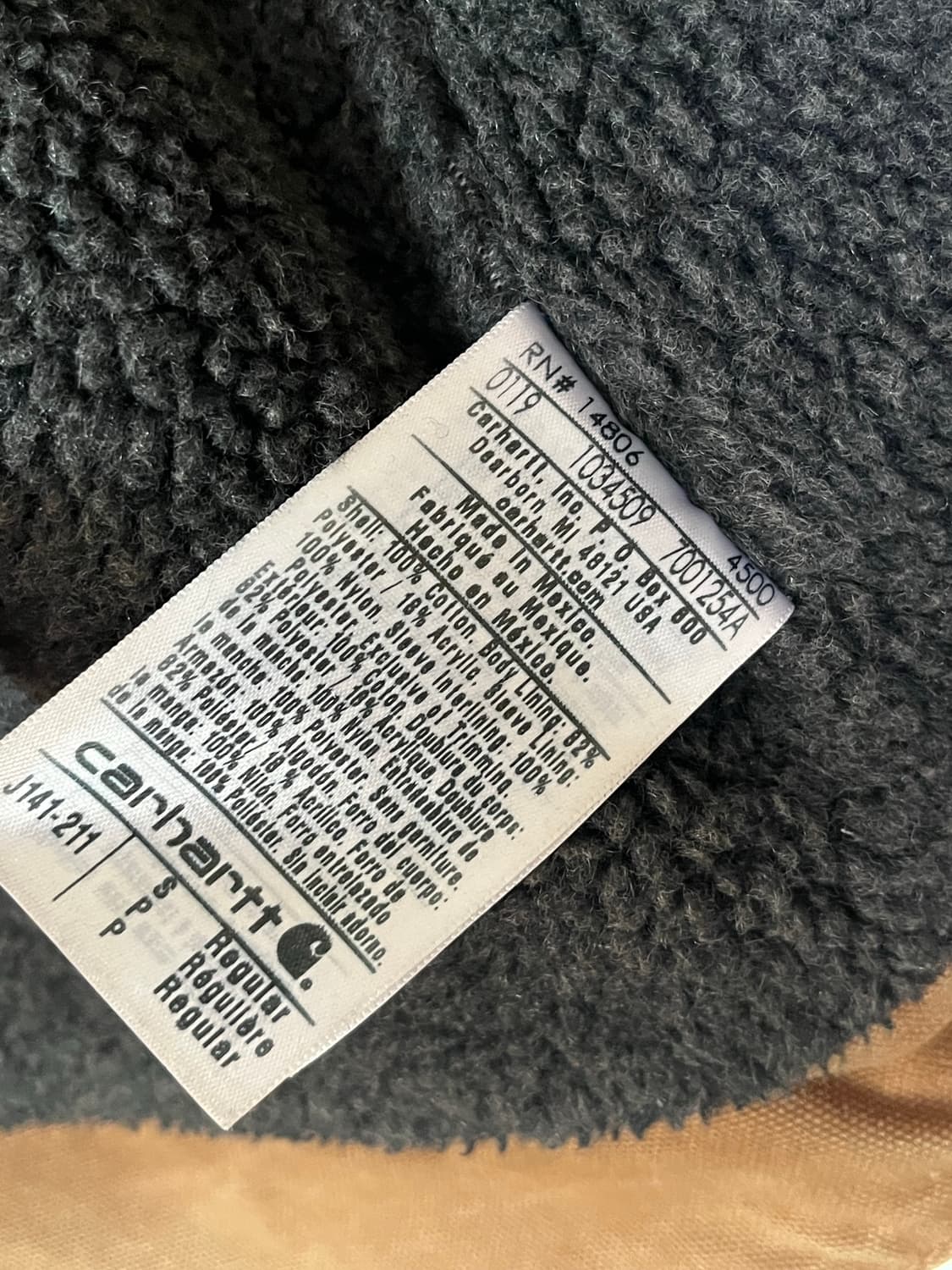 오리지날 칼하트 J141 후드자켓 S 상품이미지6