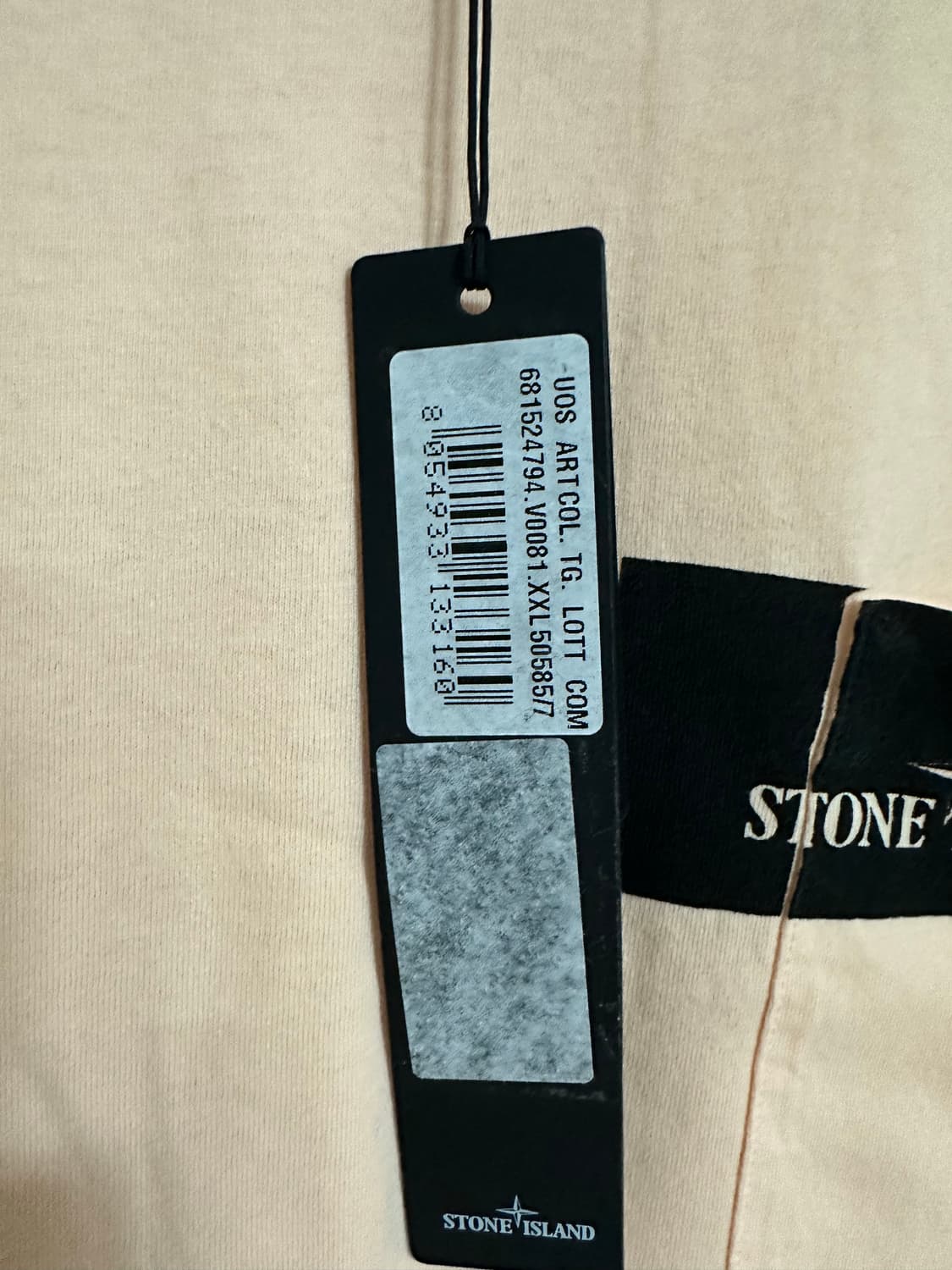 스톤아일랜드 포켓 반팔티 XXL (새상품) 상품이미지3