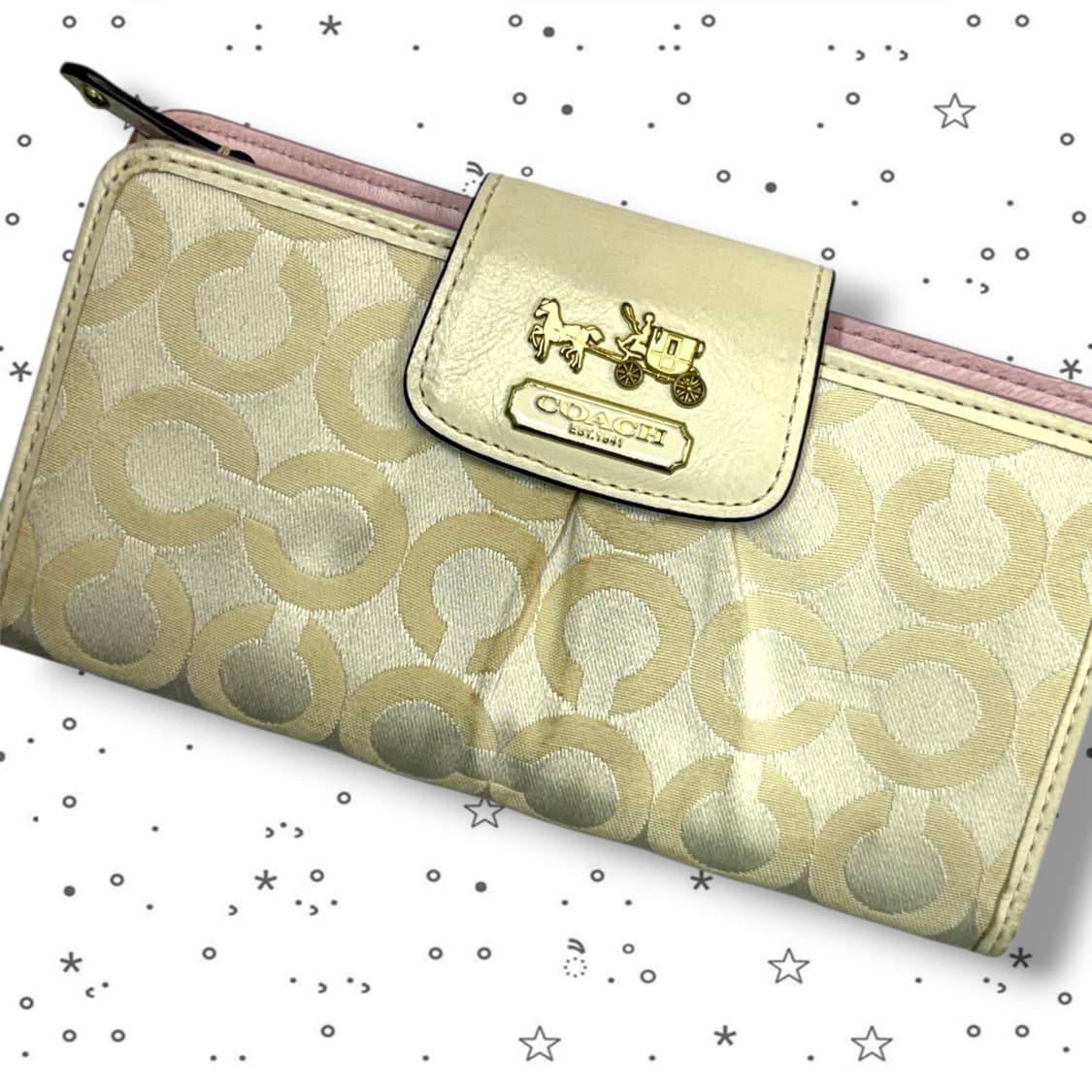 Coach 코치 시그니처 캔버스 장지갑 상품이미지2