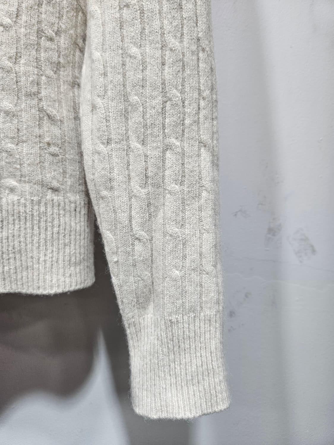 라우렐(laurel) 울캐시미어 후드 니트 집업 S 상품이미지7