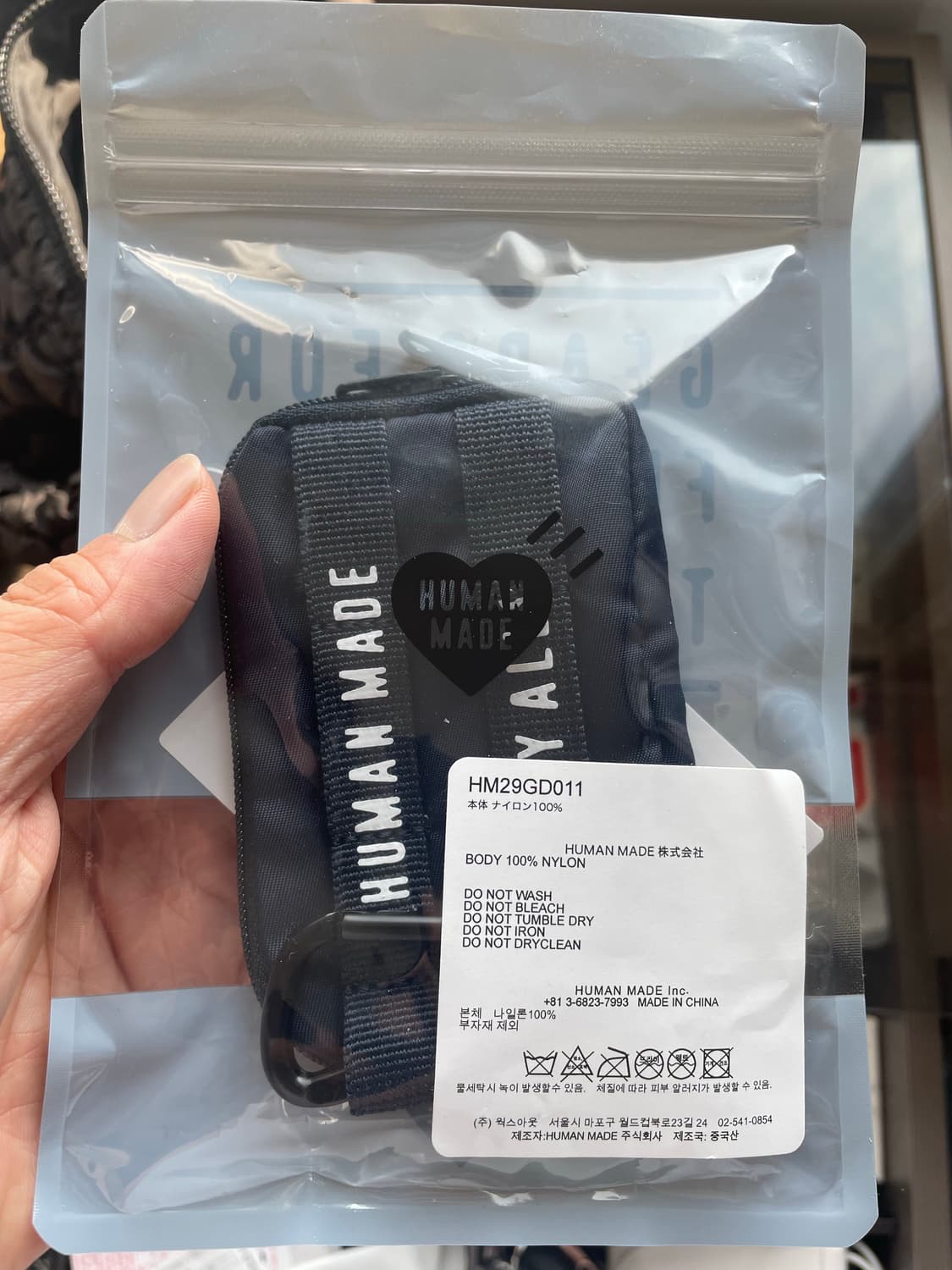 휴먼메이드 카드케이스 네이비 새제품 상품이미지1