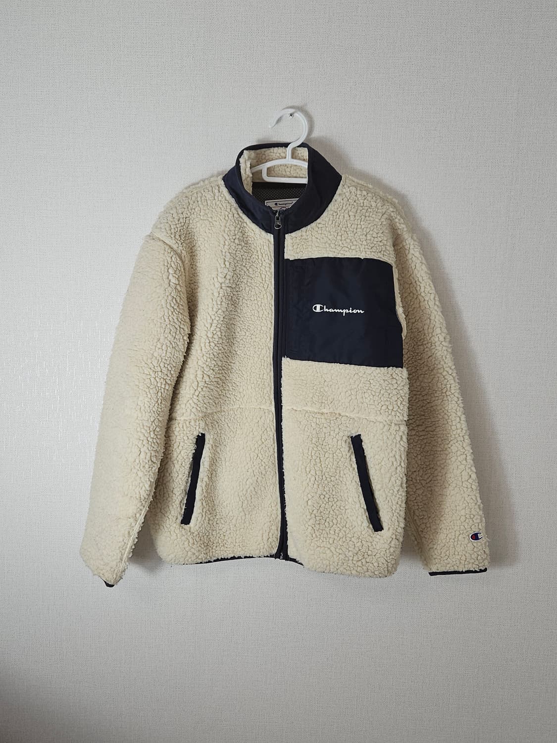 챔피온 일본판 쉐르파 양털 후리스 집업 자켓 M 상품이미지1