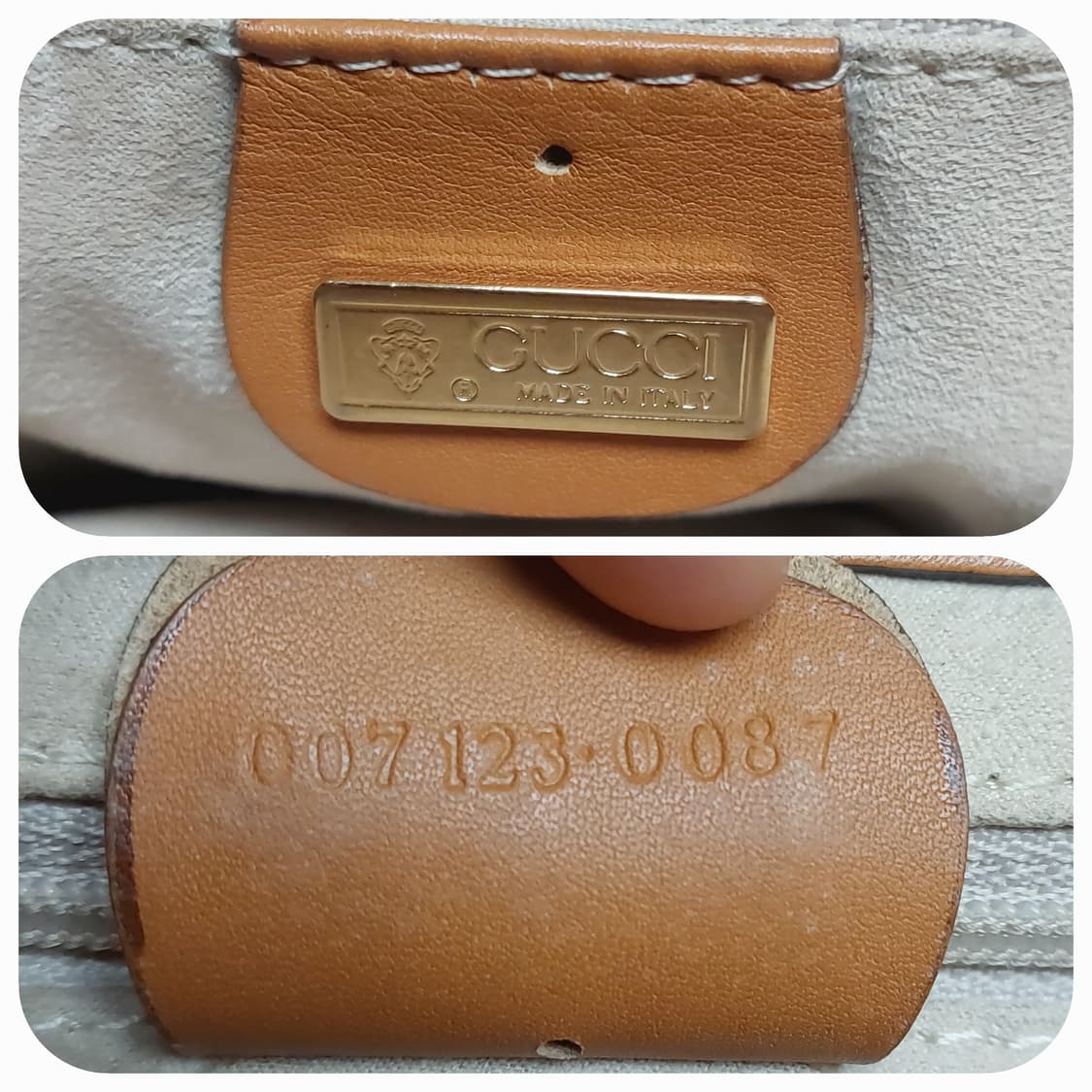 정품 구찌 빈티지 플로랄 캔버스 크로스백 상품이미지10