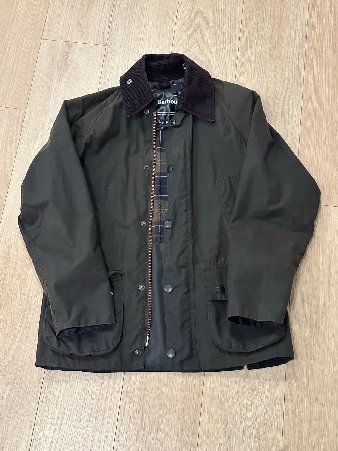 barbour 바버 클래식 비데일 자켓 올리브 30 상품이미지1