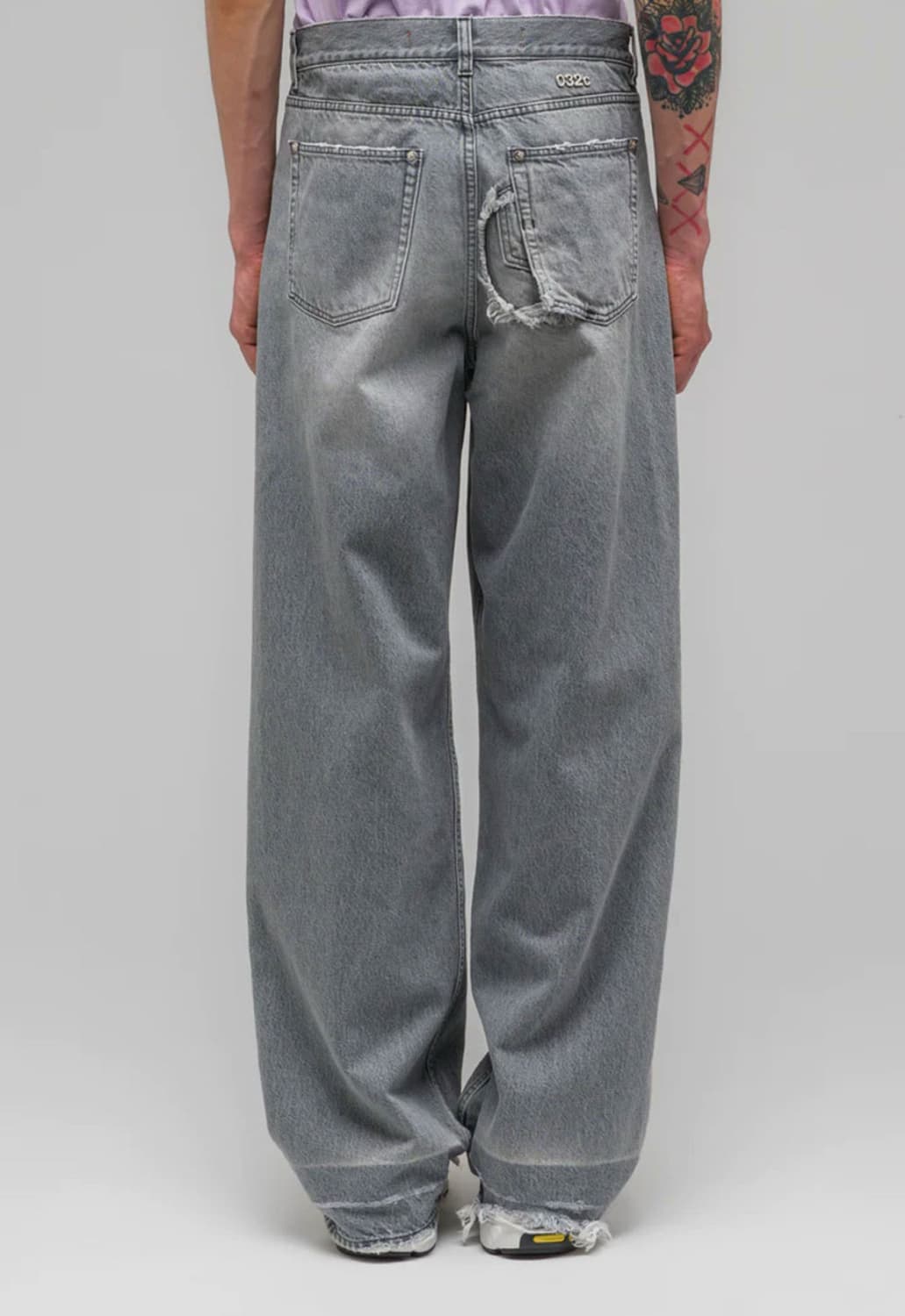 032c Attrition Destroyed Jean Washed Gre 상품이미지4