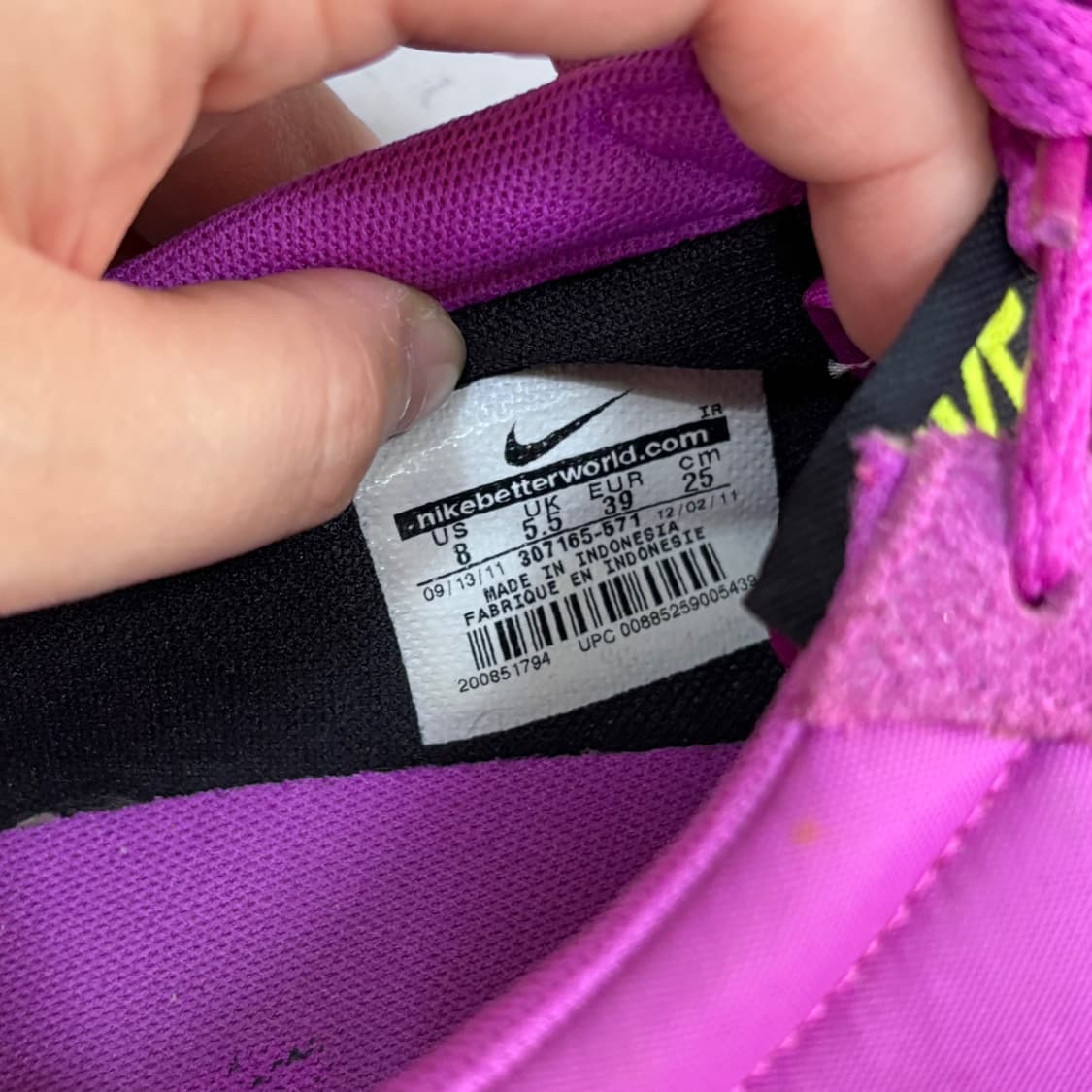 250 나이키 와플 트레이너 2 퍼플 운동화 0604E 상품이미지6
