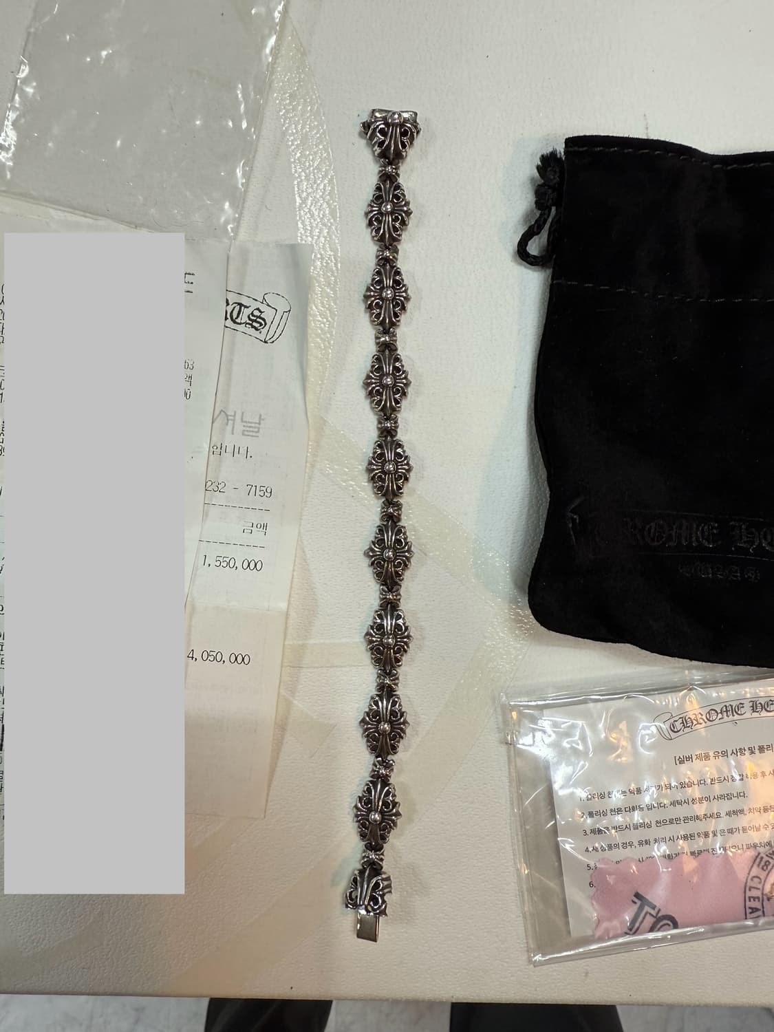 크롬하츠 정품 미니키퍼링크팔찌 국내백화점구매 오리지날  새상품급 인보이스 상품이미지2